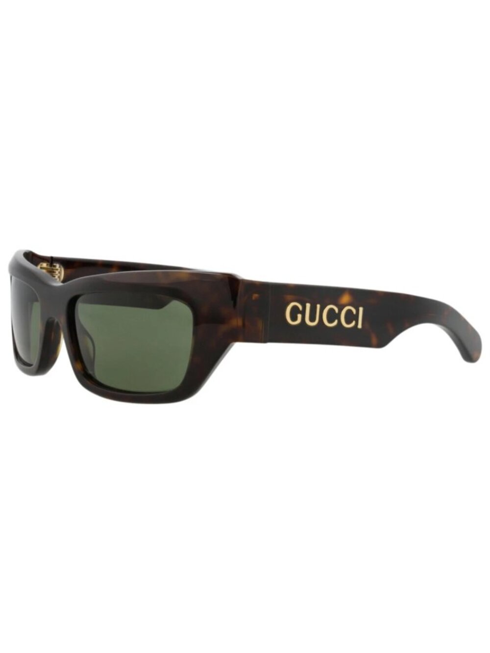 New Gucci Women's Sunglasses Cat Eye Recycled Acetate Frame Mens Havana Havana